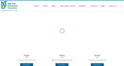 Desktop Screenshot of newtrierfoundation.org